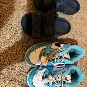 9c lot Nike and Crocs
